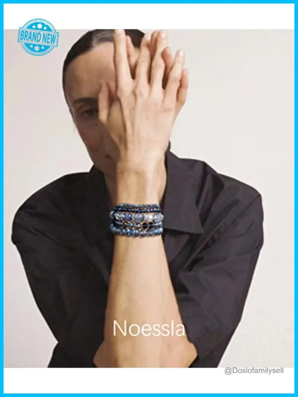 Beaded Boho Stretch Bracelet Stackable Crystal Beads Trendy Costume Jewelry